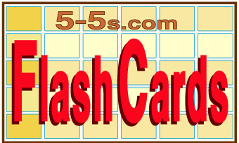  5-5s FlashCards Logo